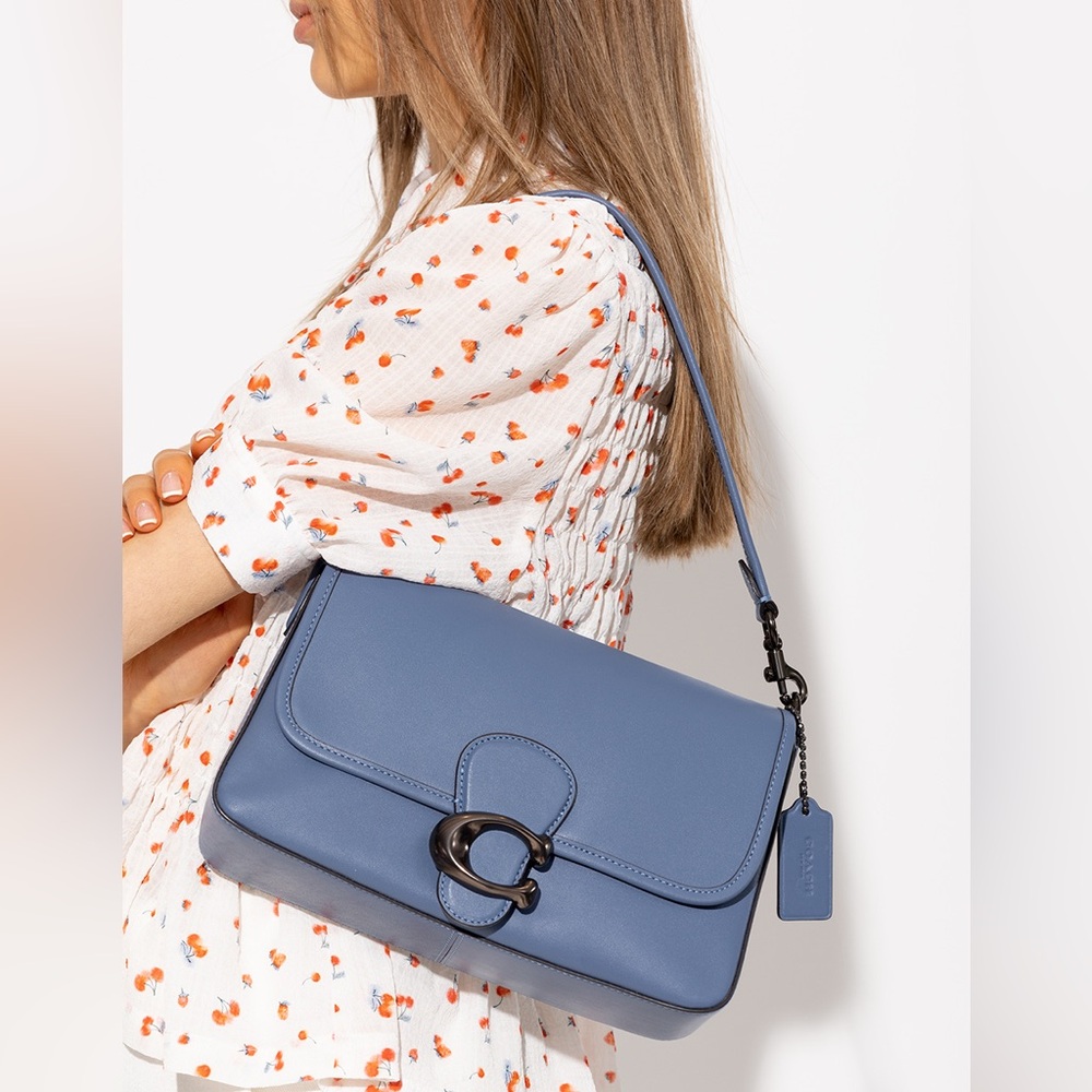 Coach Soft Tabby in Washed Chambray